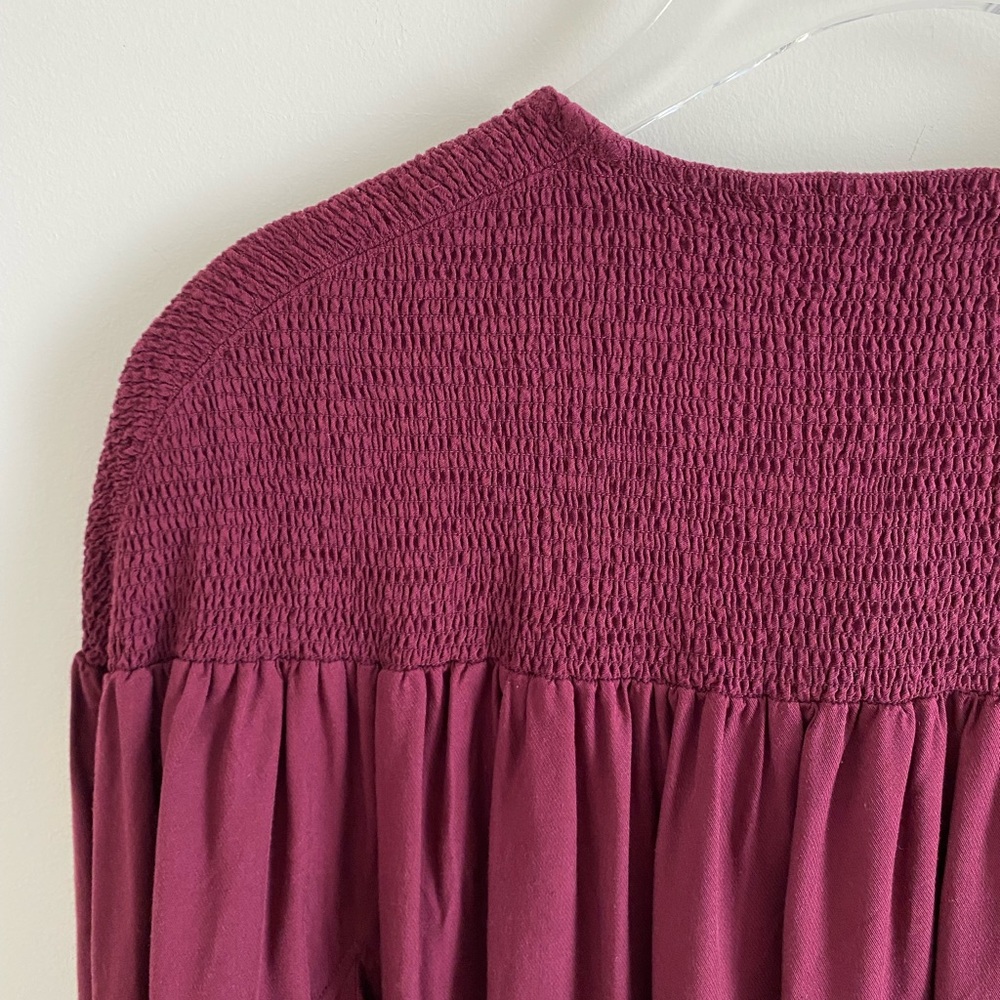 Uniqlo Ruched Blouse - Picture 7 of 16